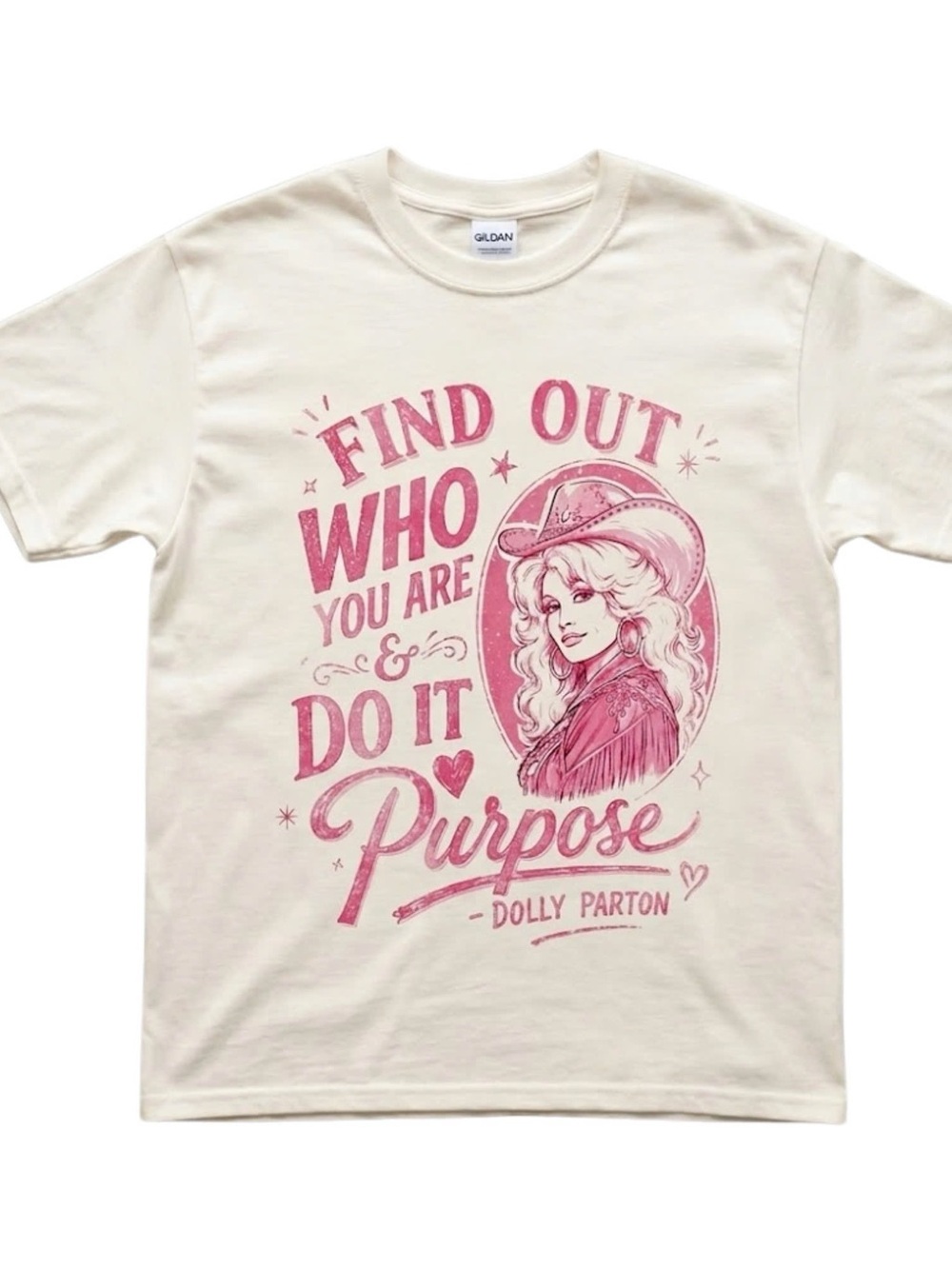 Dolly Parton Find Out Who You Are & Do It Purpose Graphic T-shirt